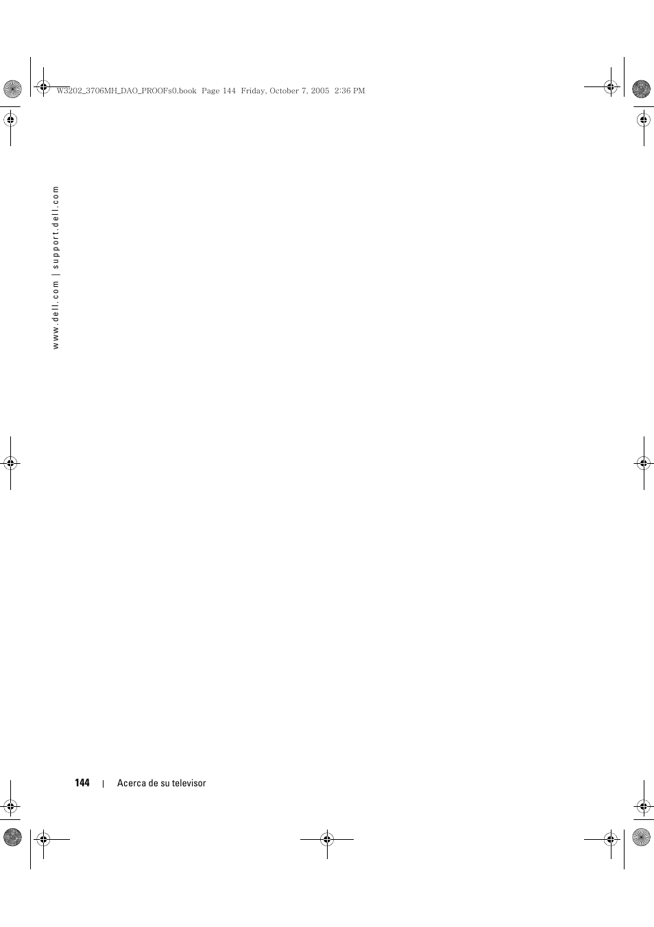 Dell LCD TV W3706MH User Manual | Page 144 / 204