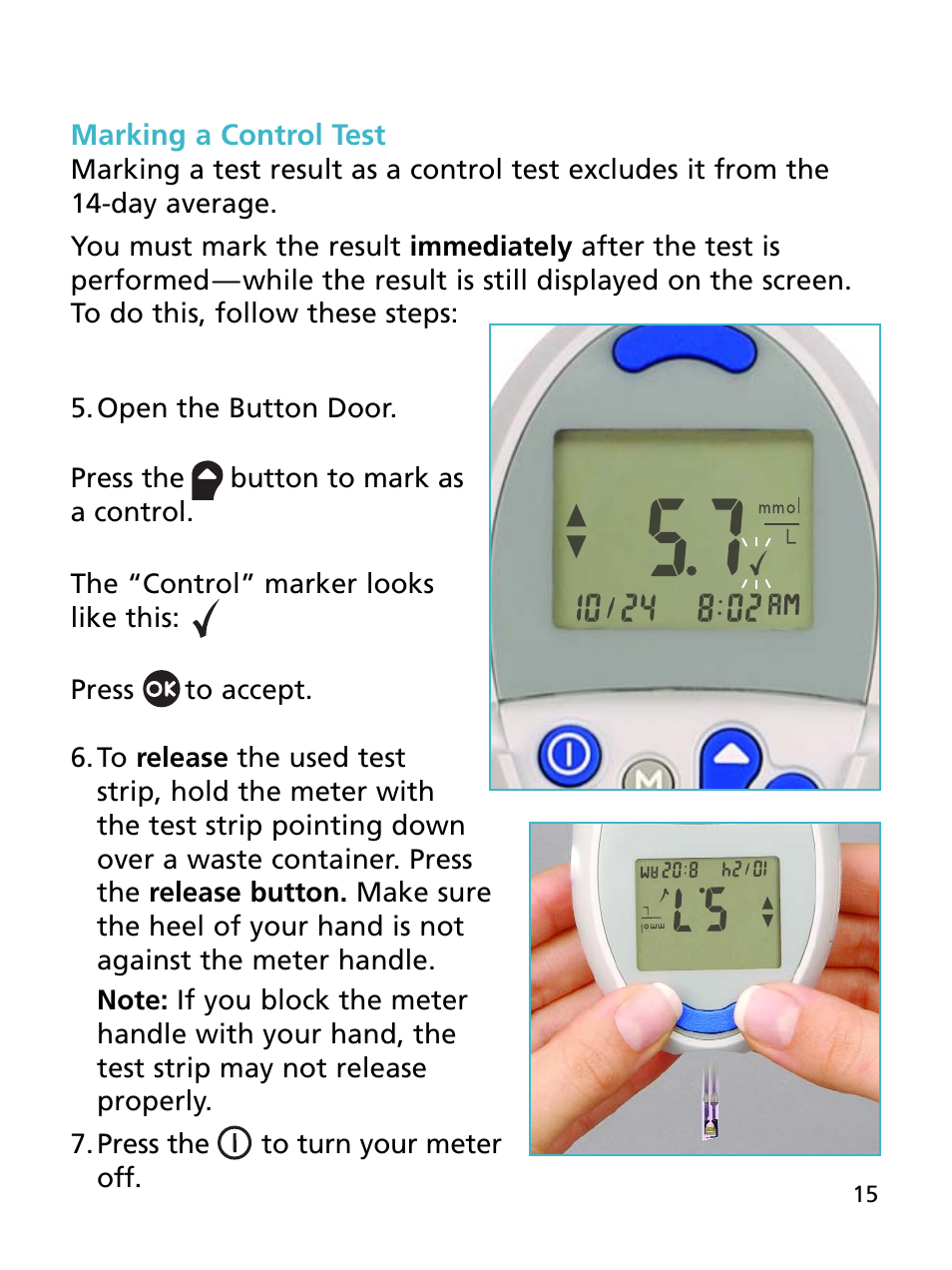 Bayer HealthCare Ascensia BREEZE and Ascensia AUTODISCTM Unique 10-Test Disc User Manual | Page 21 / 55