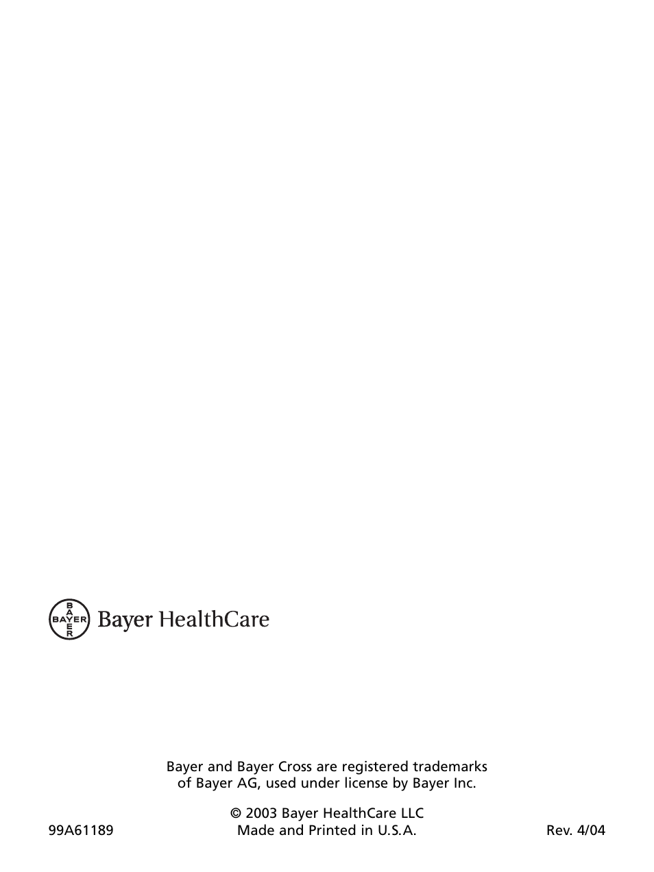 Bayer HealthCare Ascensia BREEZE and Ascensia AUTODISCTM Unique 10-Test Disc User Manual | Page 55 / 55