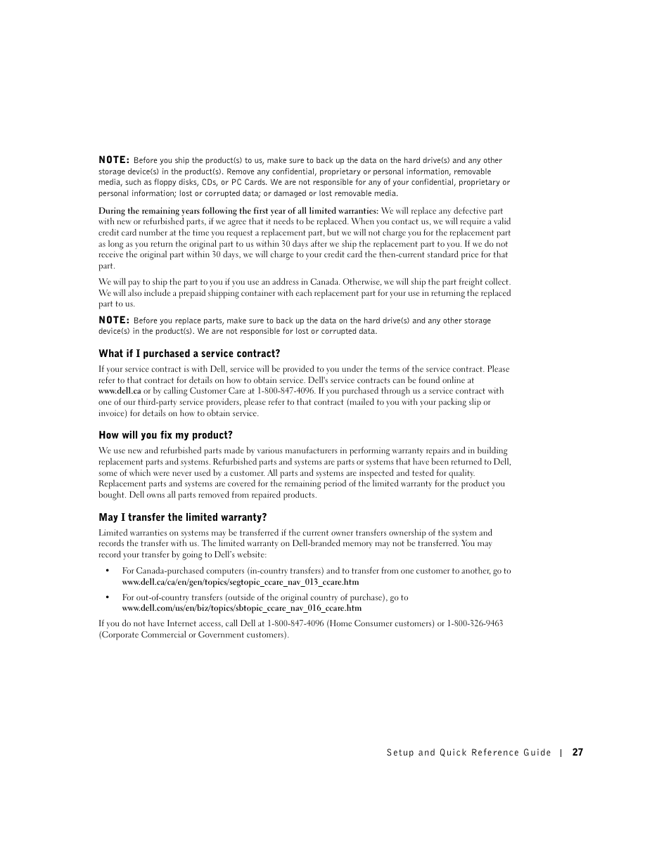 Dell OptiPlex GX270 User Manual | Page 29 / 94