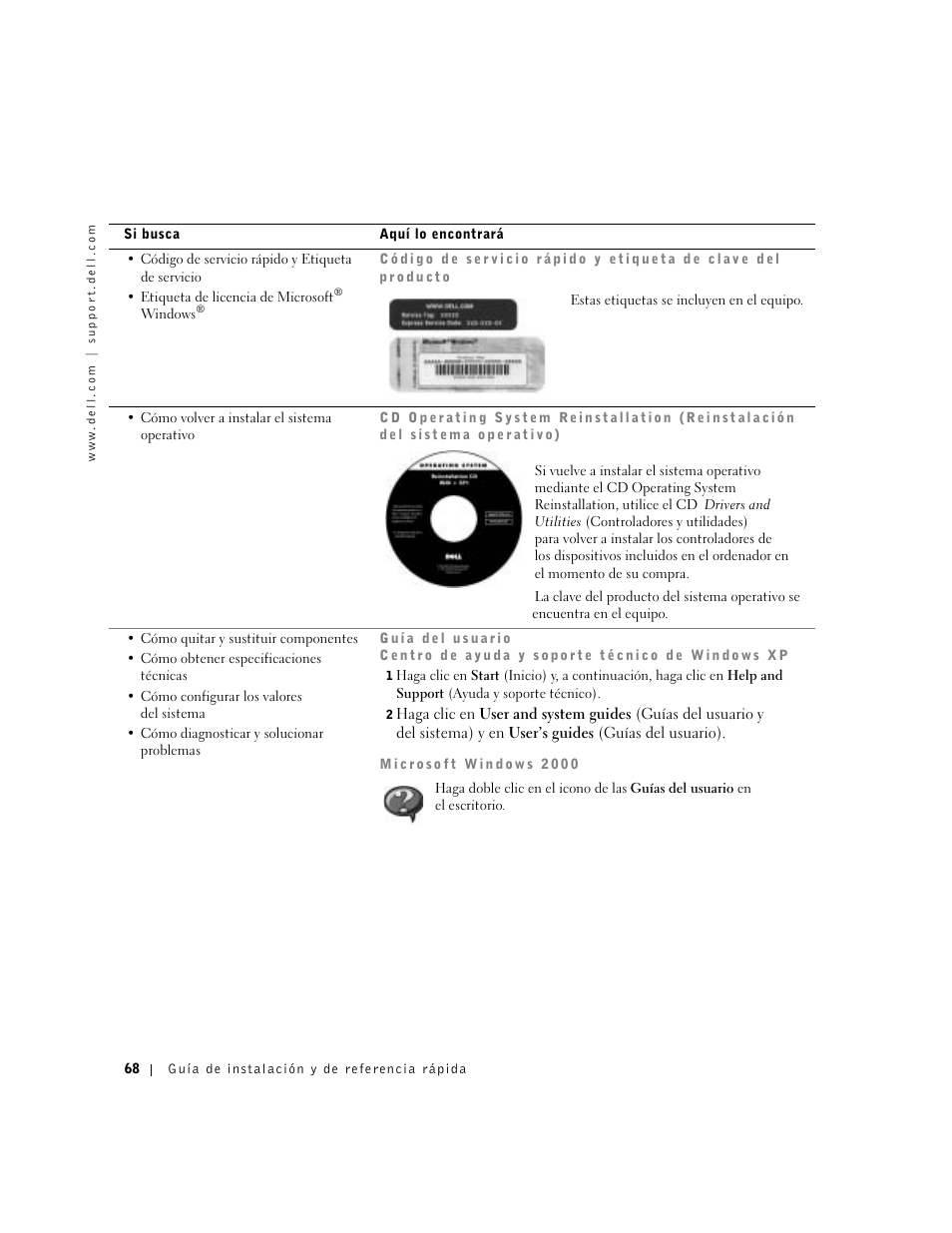 Dell OptiPlex GX270 User Manual | Page 70 / 94