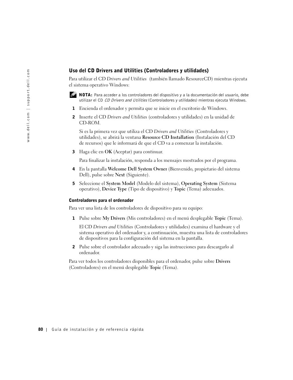 Dell OptiPlex GX270 User Manual | Page 82 / 94