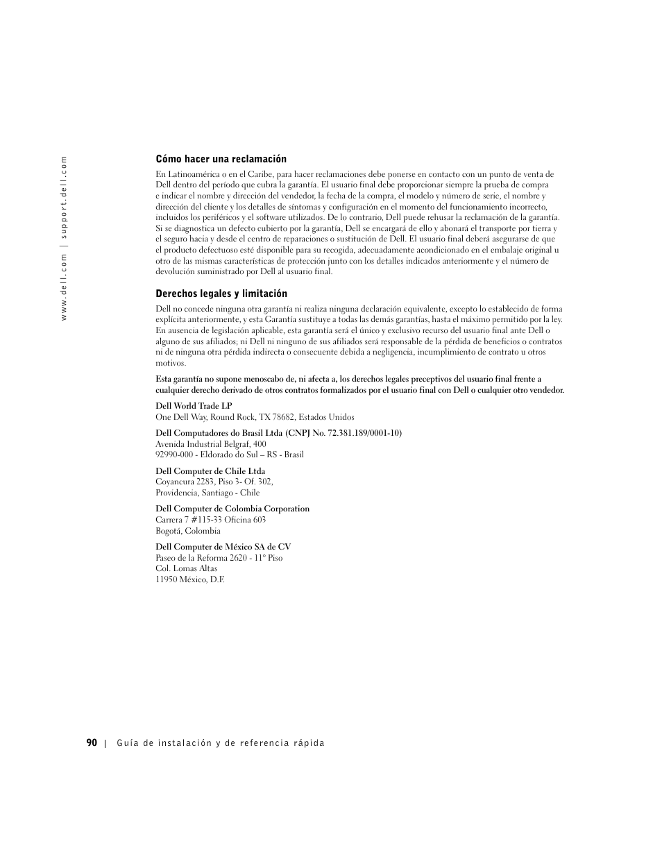 Dell OptiPlex GX270 User Manual | Page 92 / 94