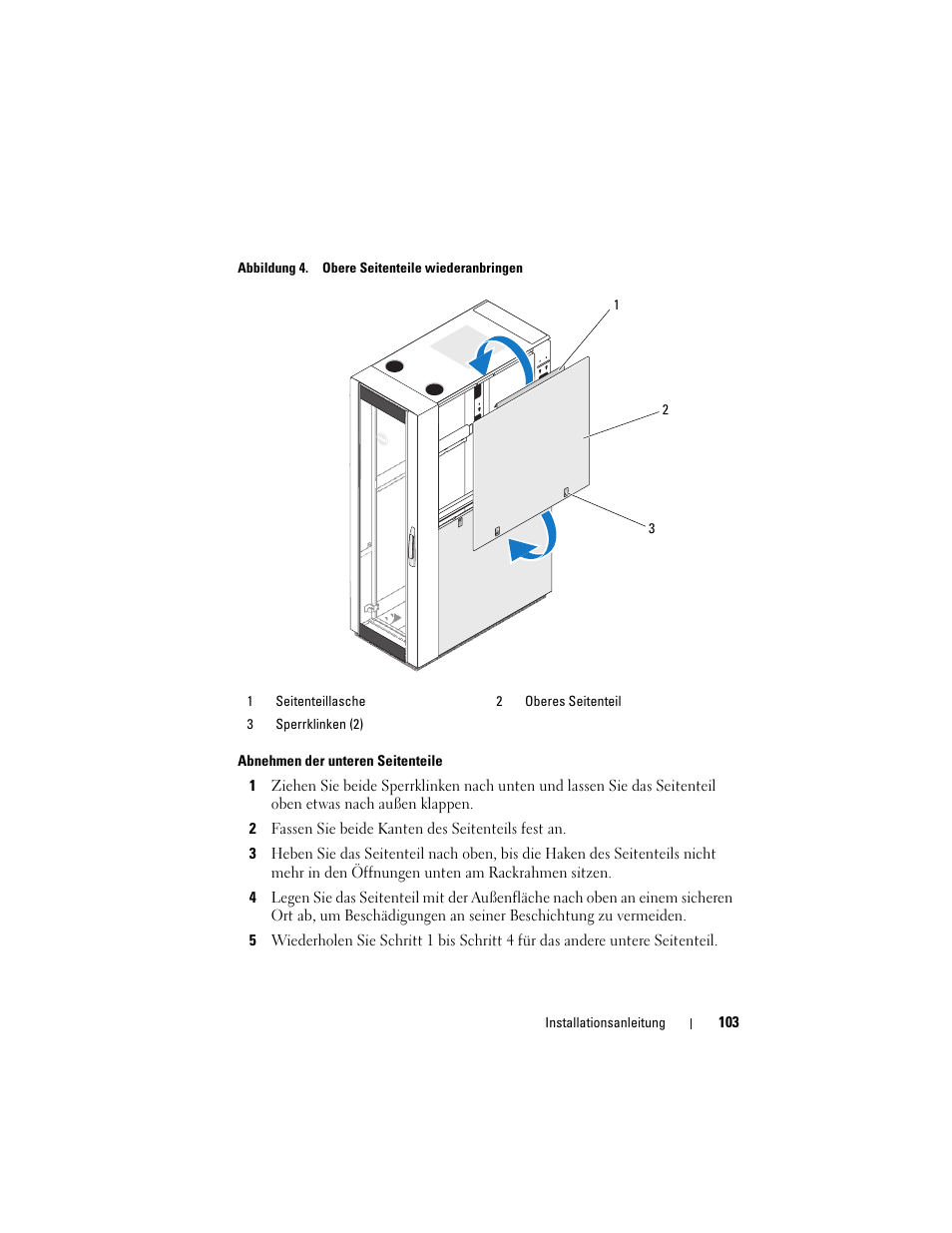 Dell PowerEdge Rack Enclosure 4020S User Manual | Page 105 / 228