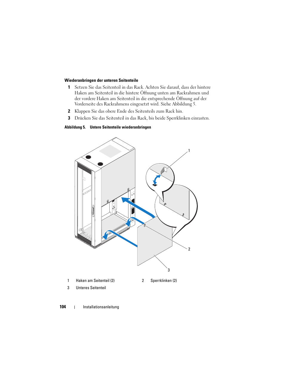 Dell PowerEdge Rack Enclosure 4020S User Manual | Page 106 / 228