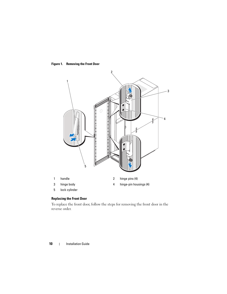 Y is inserted. see figure 1, Catches. see figure 1, See figure 1 | Dell PowerEdge Rack Enclosure 4020S User Manual | Page 12 / 228