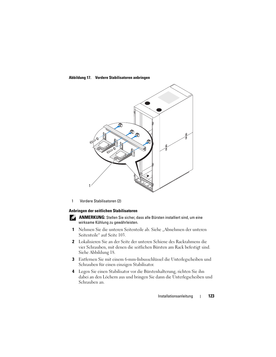 Dell PowerEdge Rack Enclosure 4020S User Manual | Page 125 / 228