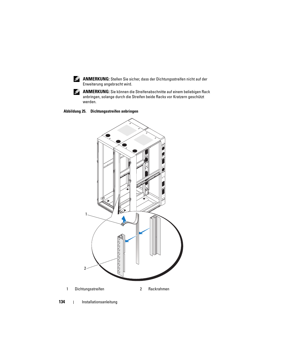 En. siehe abbildung 25 | Dell PowerEdge Rack Enclosure 4020S User Manual | Page 136 / 228