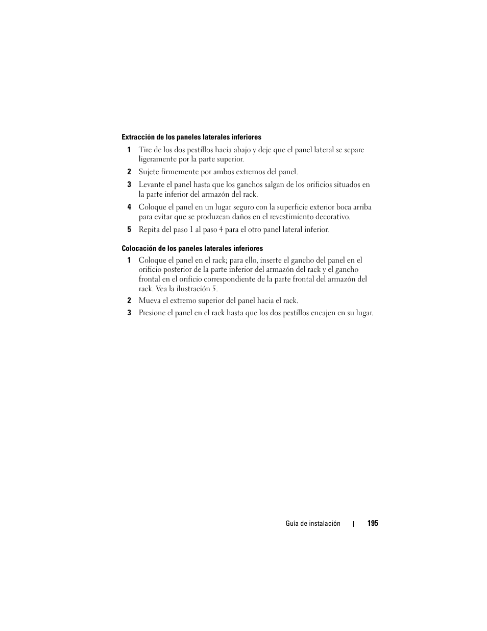 Dell PowerEdge Rack Enclosure 4020S User Manual | Page 197 / 228