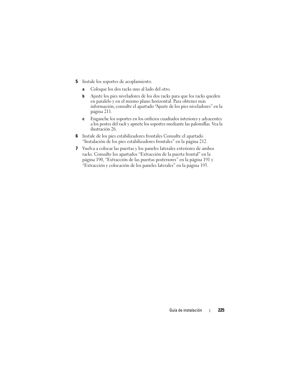 Dell PowerEdge Rack Enclosure 4020S User Manual | Page 227 / 228