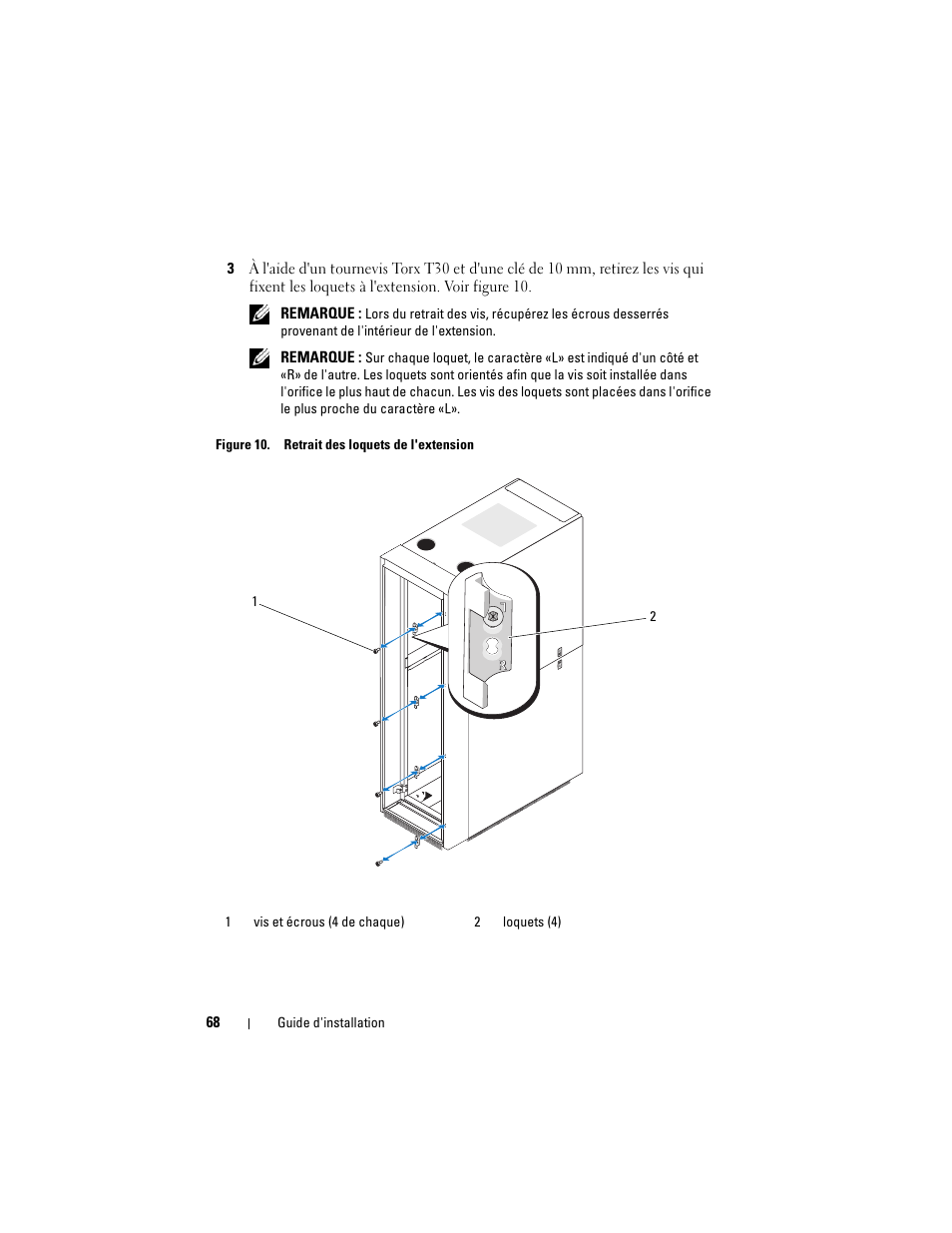 Dell PowerEdge Rack Enclosure 4020S User Manual | Page 70 / 228