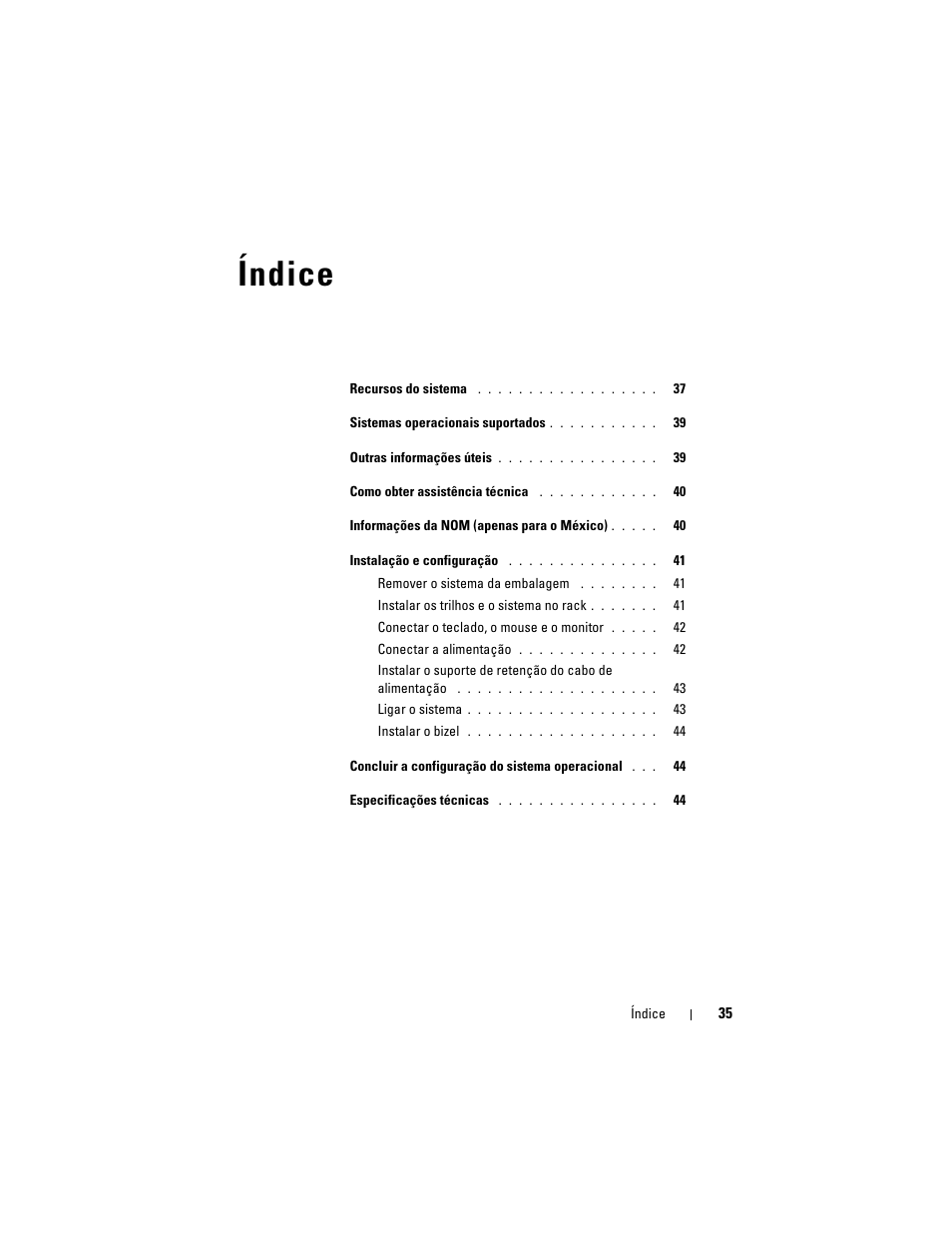 Índice | Dell PowerVault DL2000 User Manual | Page 37 / 70
