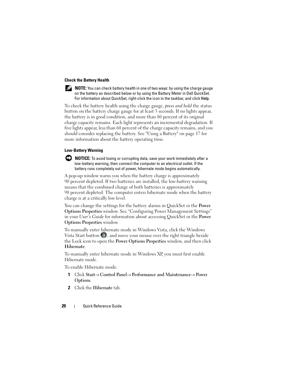 Dell Latitude XT (Late 2007) User Manual | Page 20 / 134