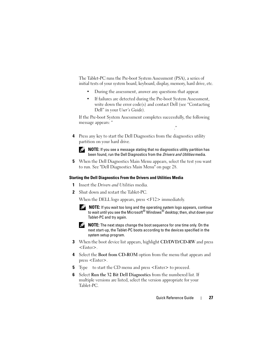 Dell Latitude XT (Late 2007) User Manual | Page 27 / 134