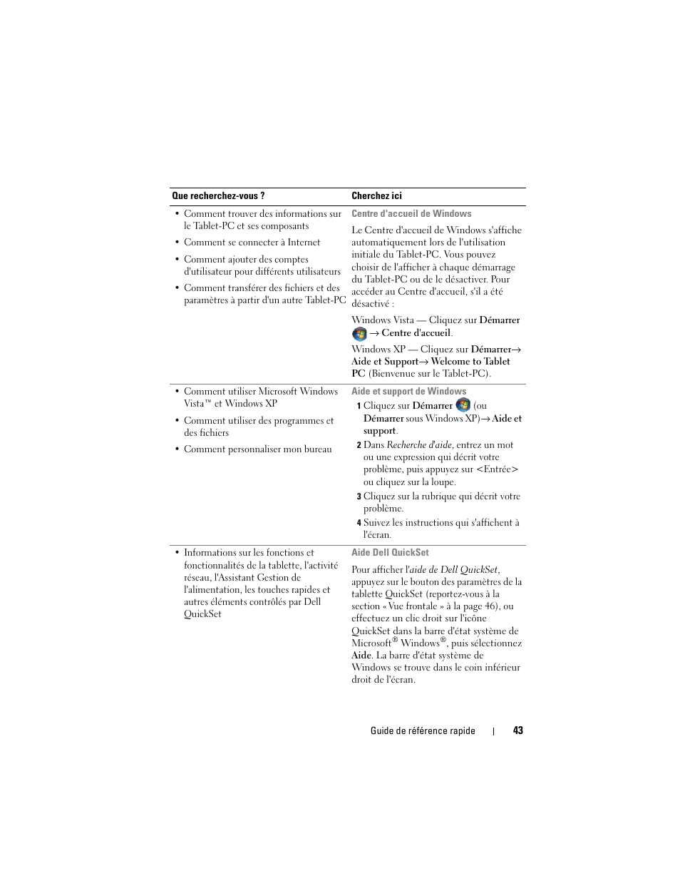 Dell Latitude XT (Late 2007) User Manual | Page 43 / 134