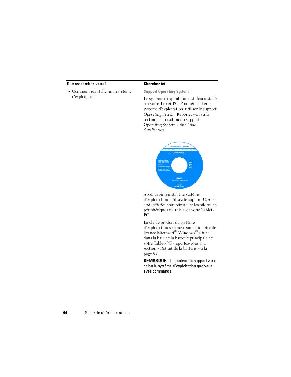 Dell Latitude XT (Late 2007) User Manual | Page 44 / 134