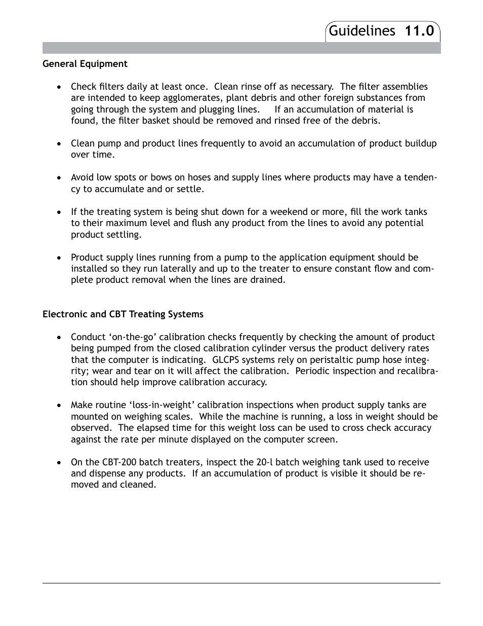 Guidelines 11.0 | Bayer HealthCare CF-80 User Manual | Page 11 / 14