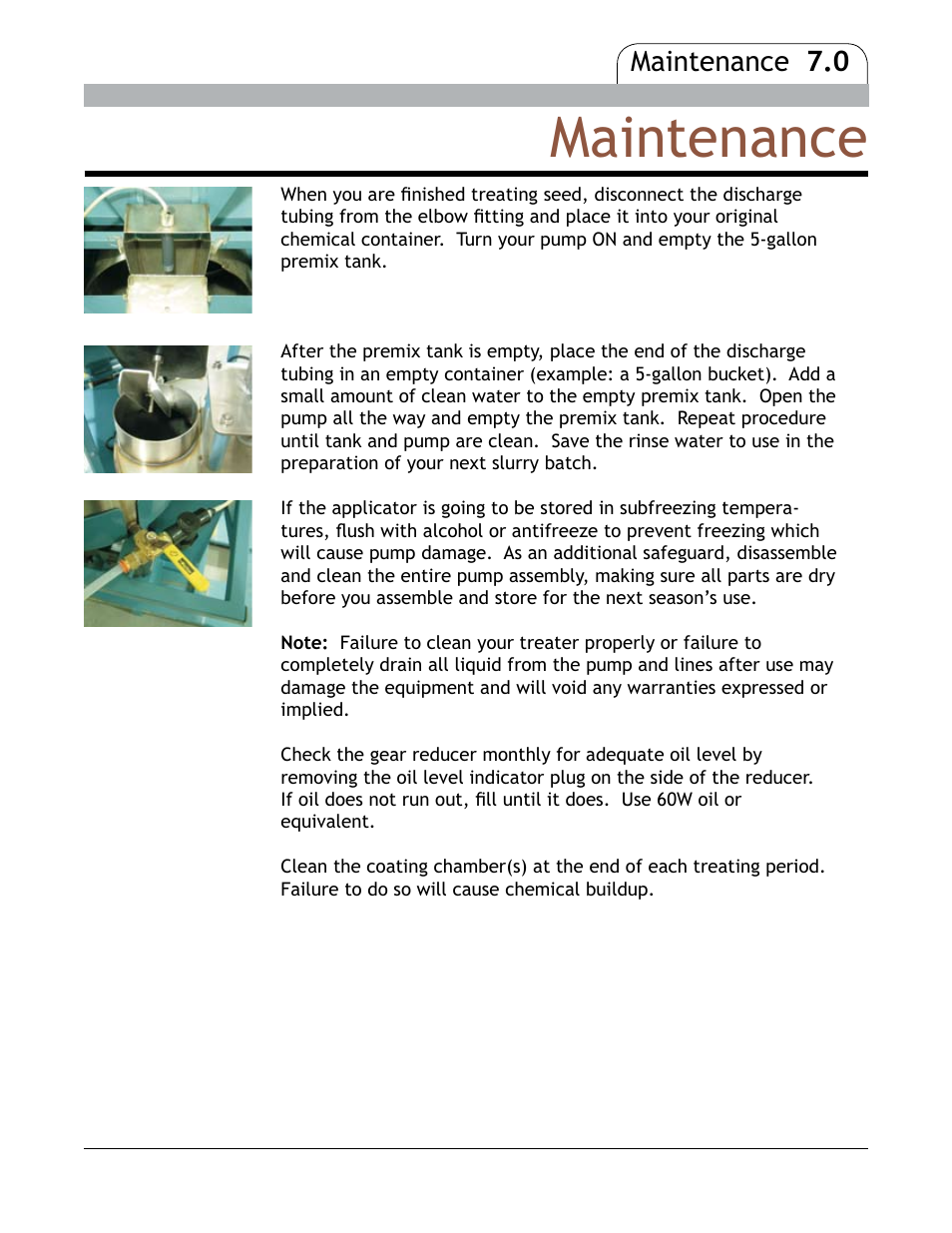 Maintenance, Maintenance 7.0 | Bayer HealthCare CF-80 User Manual | Page 7 / 14