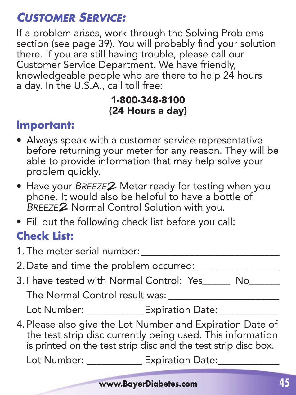 Bayer Breeze-2 User Manual | Page 49 / 53