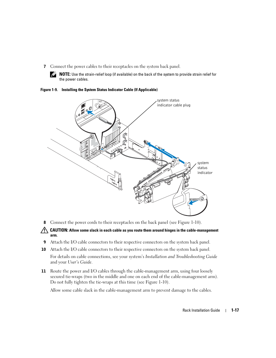 Figure 1-9, Plug into its connector (see figure 1-9), Figure 1-9) | Dell PowerEdge 1800 User Manual | Page 19 / 112