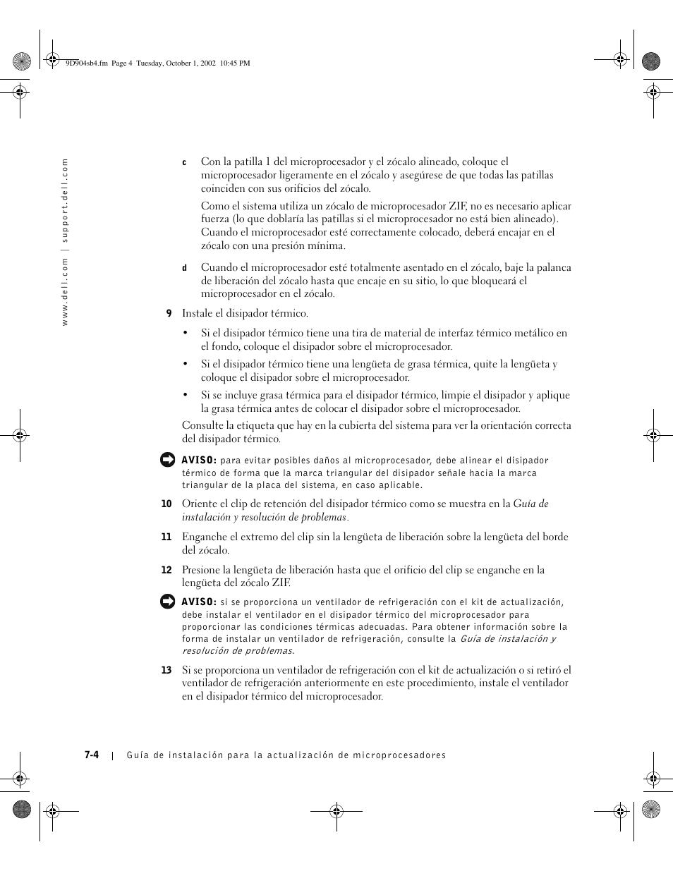 Dell PowerEdge 500SC User Manual | Page 52 / 56
