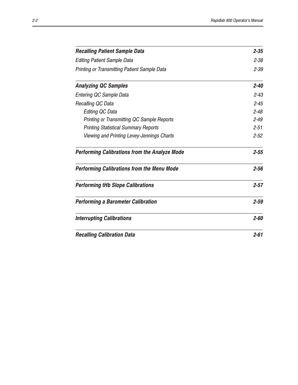 Bayer HealthCare Rapidlab 800 User Manual | Page 100 / 699