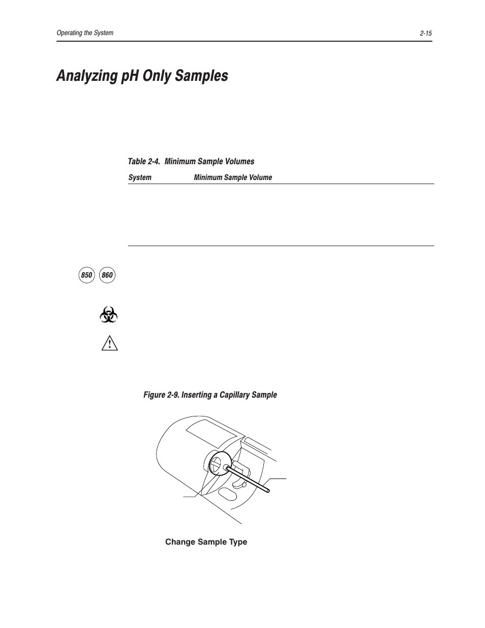 Analyzing ph only samples | Bayer HealthCare Rapidlab 800 User Manual | Page 113 / 699