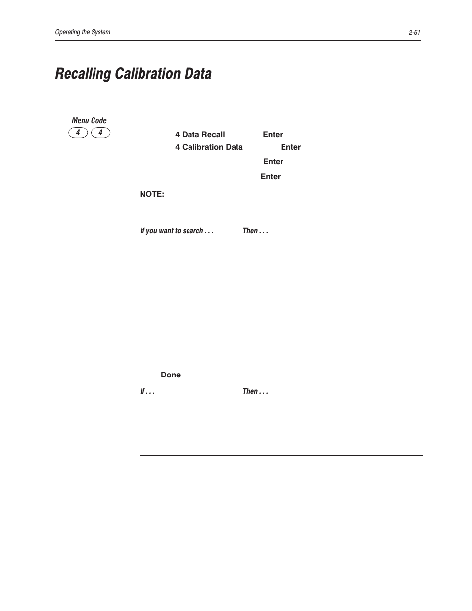 Recalling calibration data | Bayer HealthCare Rapidlab 800 User Manual | Page 159 / 699