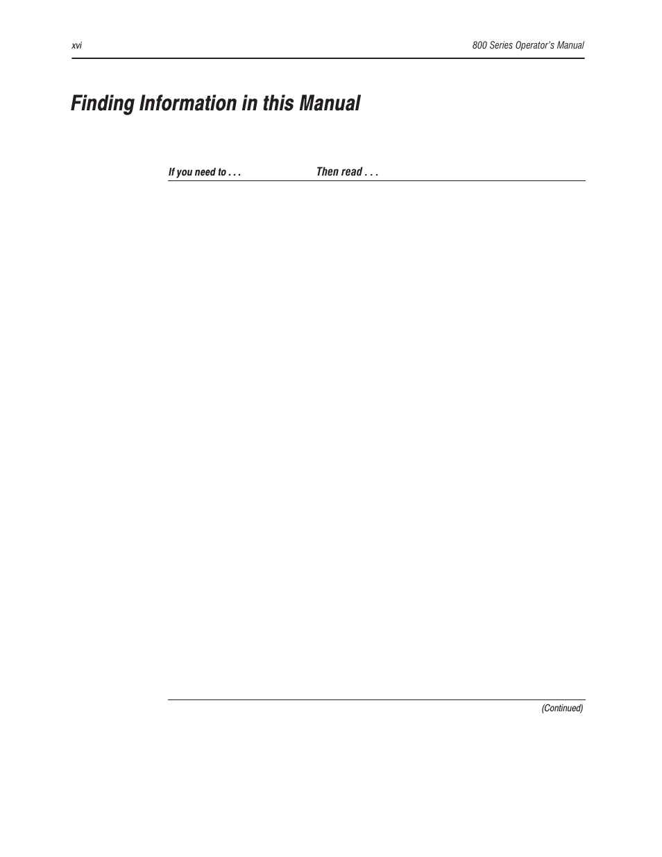 Finding information in this manual | Bayer HealthCare Rapidlab 800 User Manual | Page 16 / 699