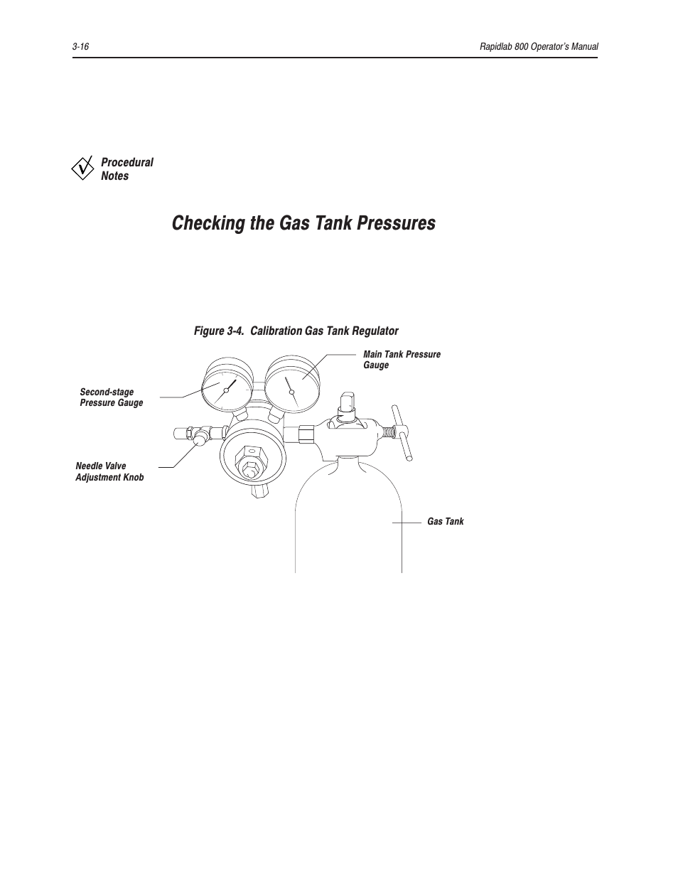 Checking the gas tank pressures | Bayer HealthCare Rapidlab 800 User Manual | Page 184 / 699