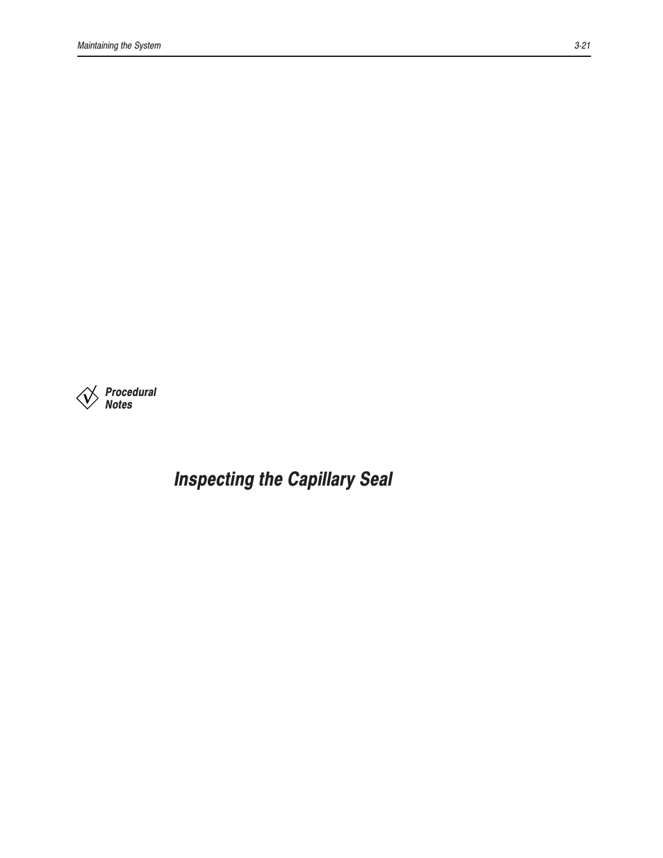 Inspecting the capillary seal | Bayer HealthCare Rapidlab 800 User Manual | Page 189 / 699