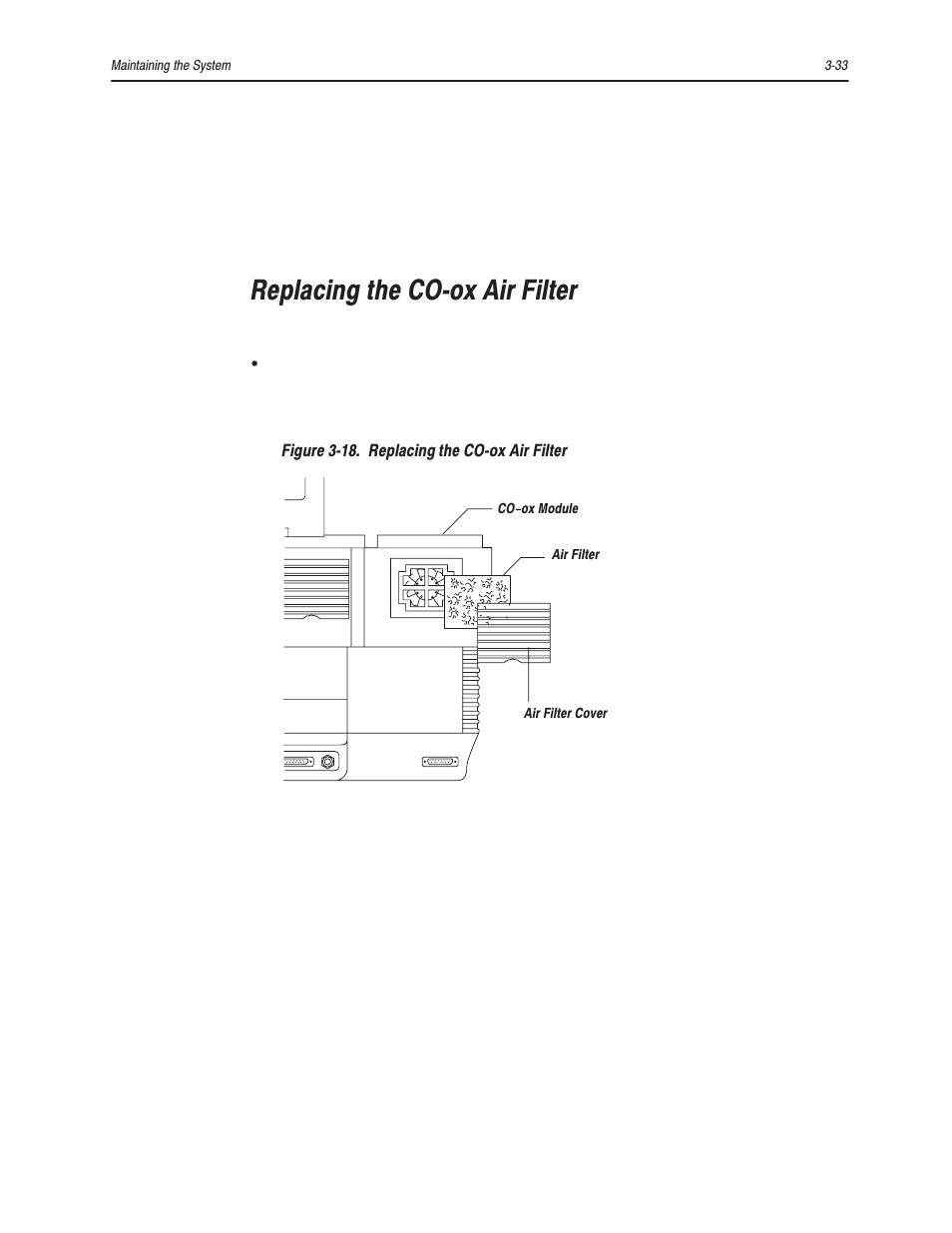Replacing the coćox air filter | Bayer HealthCare Rapidlab 800 User Manual | Page 201 / 699