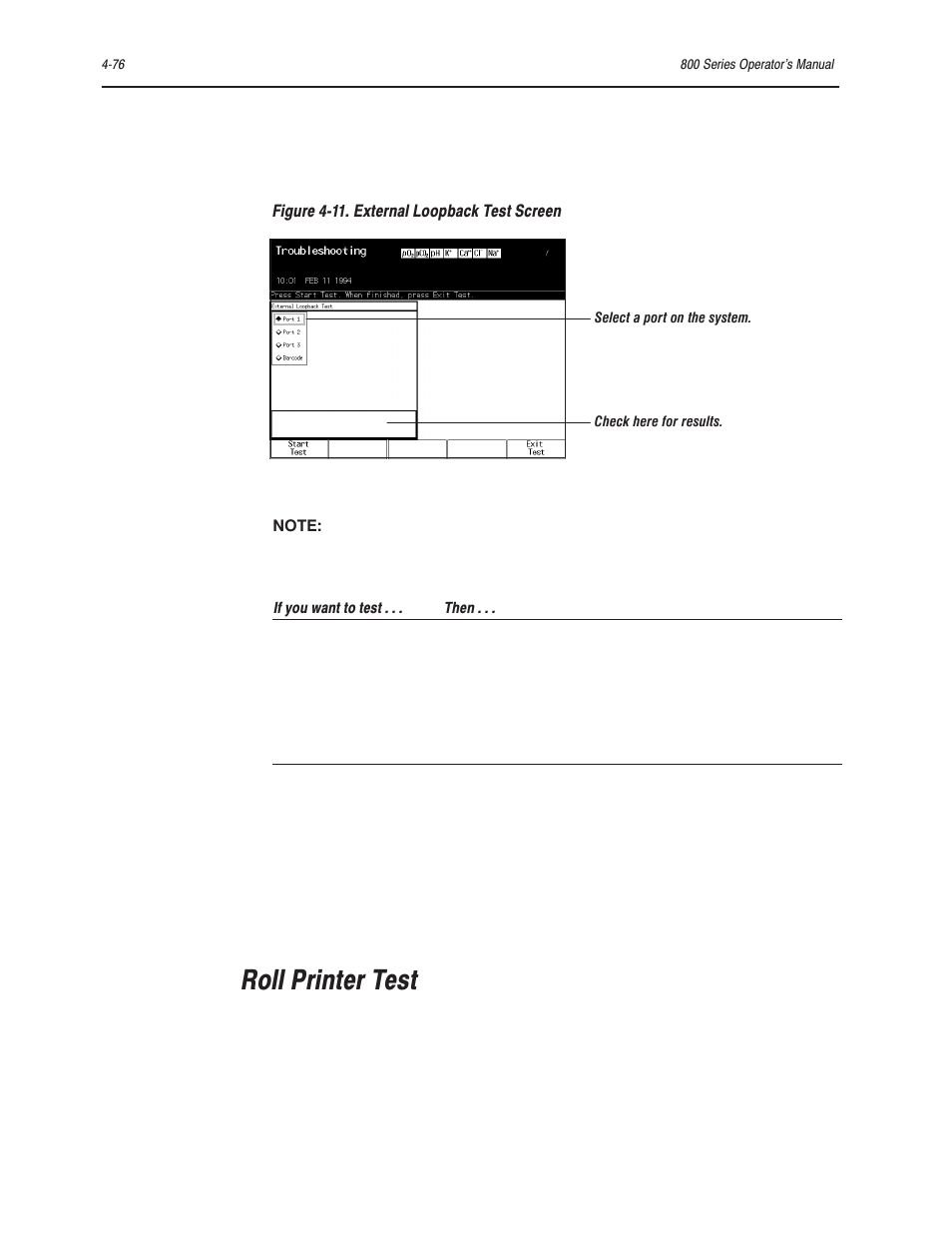 Roll printer test | Bayer HealthCare Rapidlab 800 User Manual | Page 362 / 699