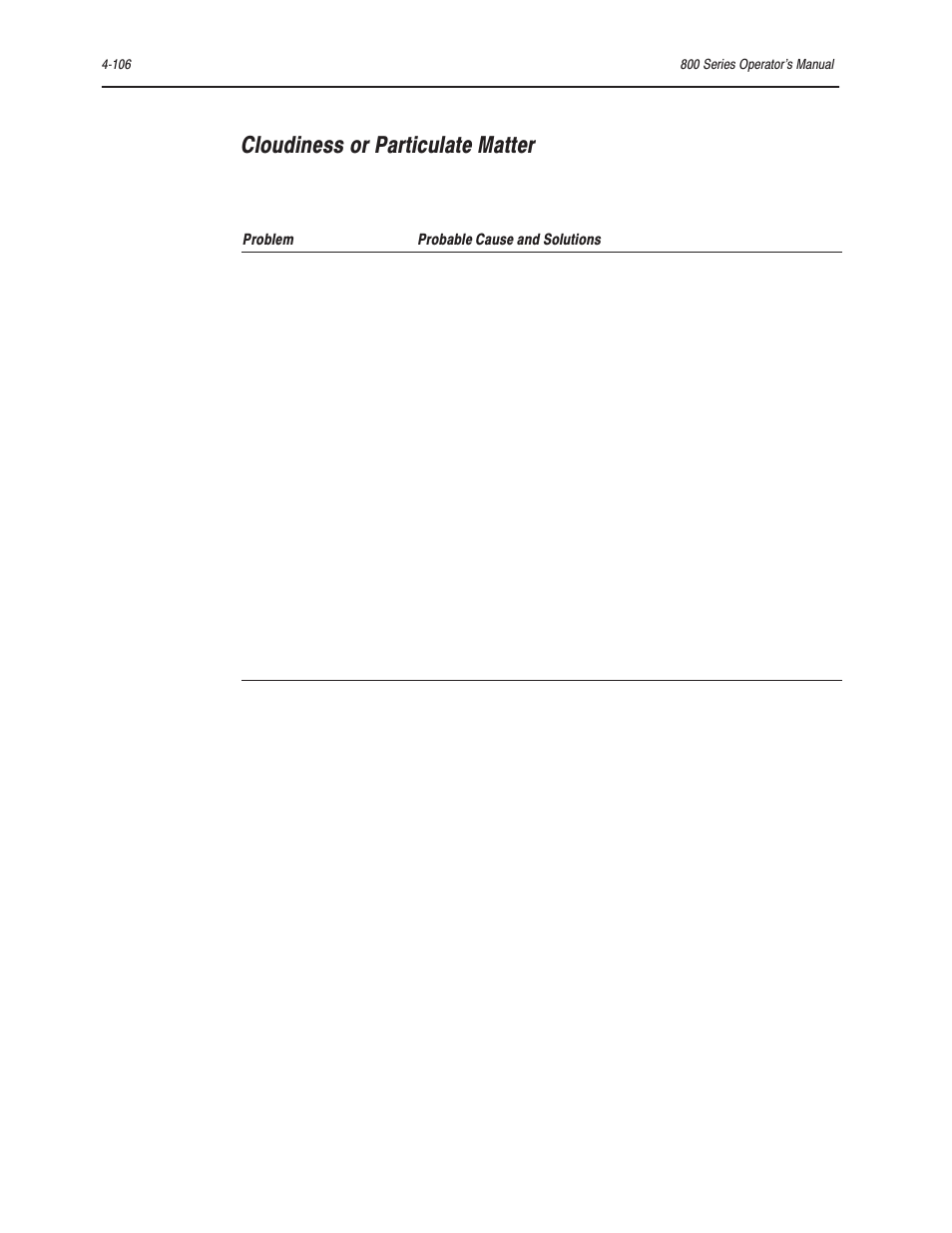 Cloudiness or particulate matter | Bayer HealthCare Rapidlab 800 User Manual | Page 394 / 699
