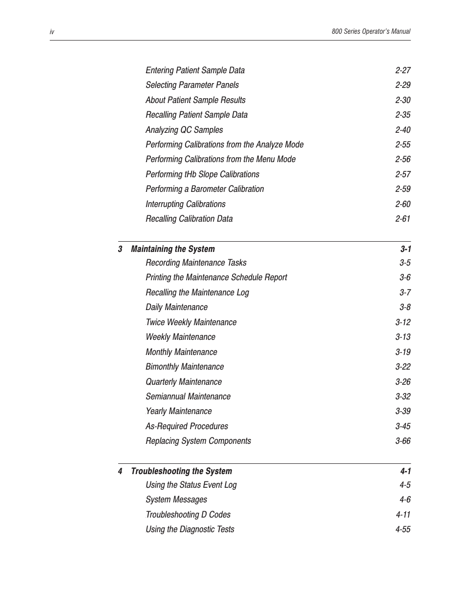 Bayer HealthCare Rapidlab 800 User Manual | Page 4 / 699