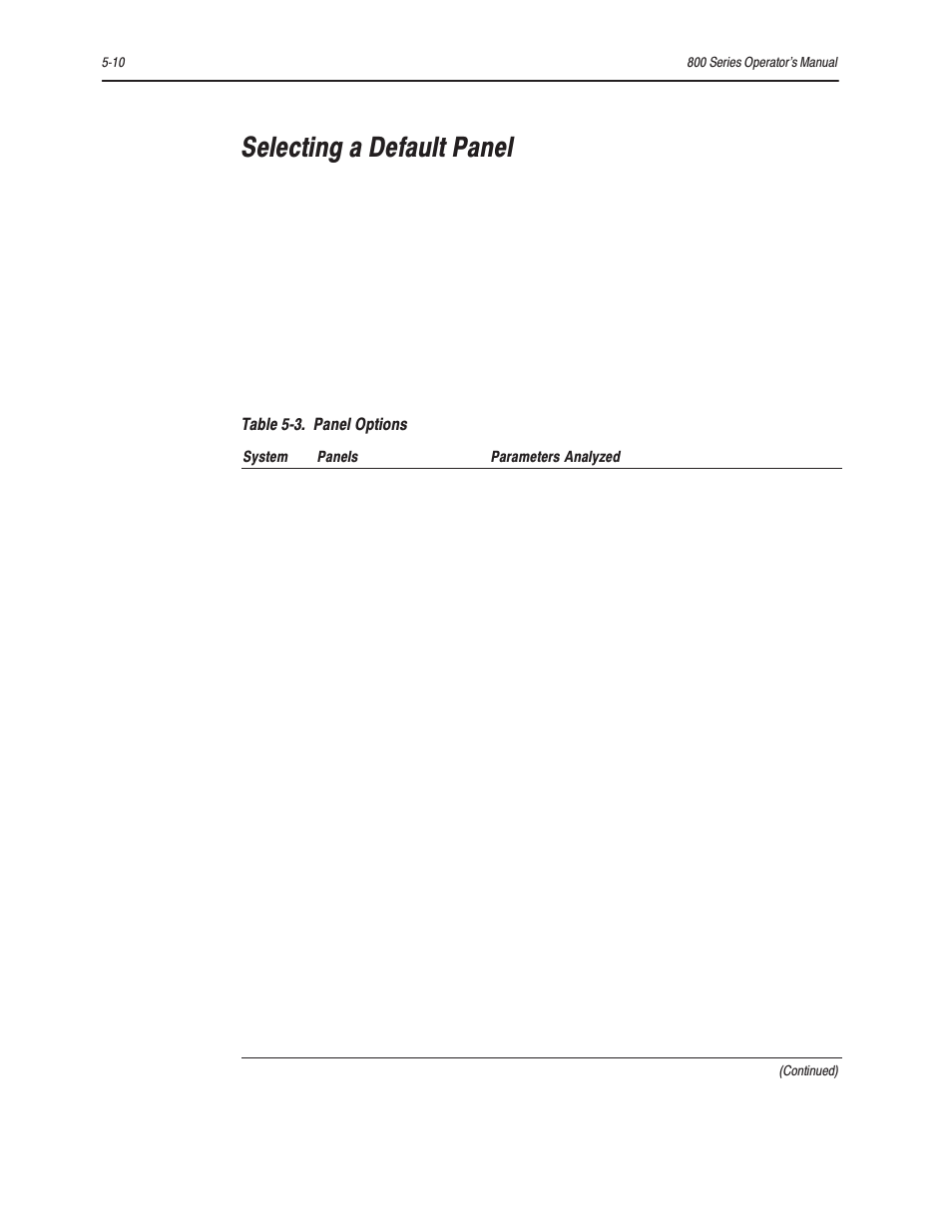 Selecting a default panel | Bayer HealthCare Rapidlab 800 User Manual | Page 420 / 699