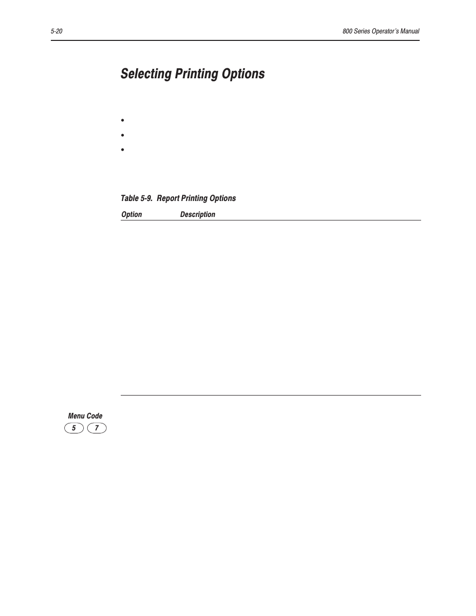 Selecting printing options | Bayer HealthCare Rapidlab 800 User Manual | Page 430 / 699