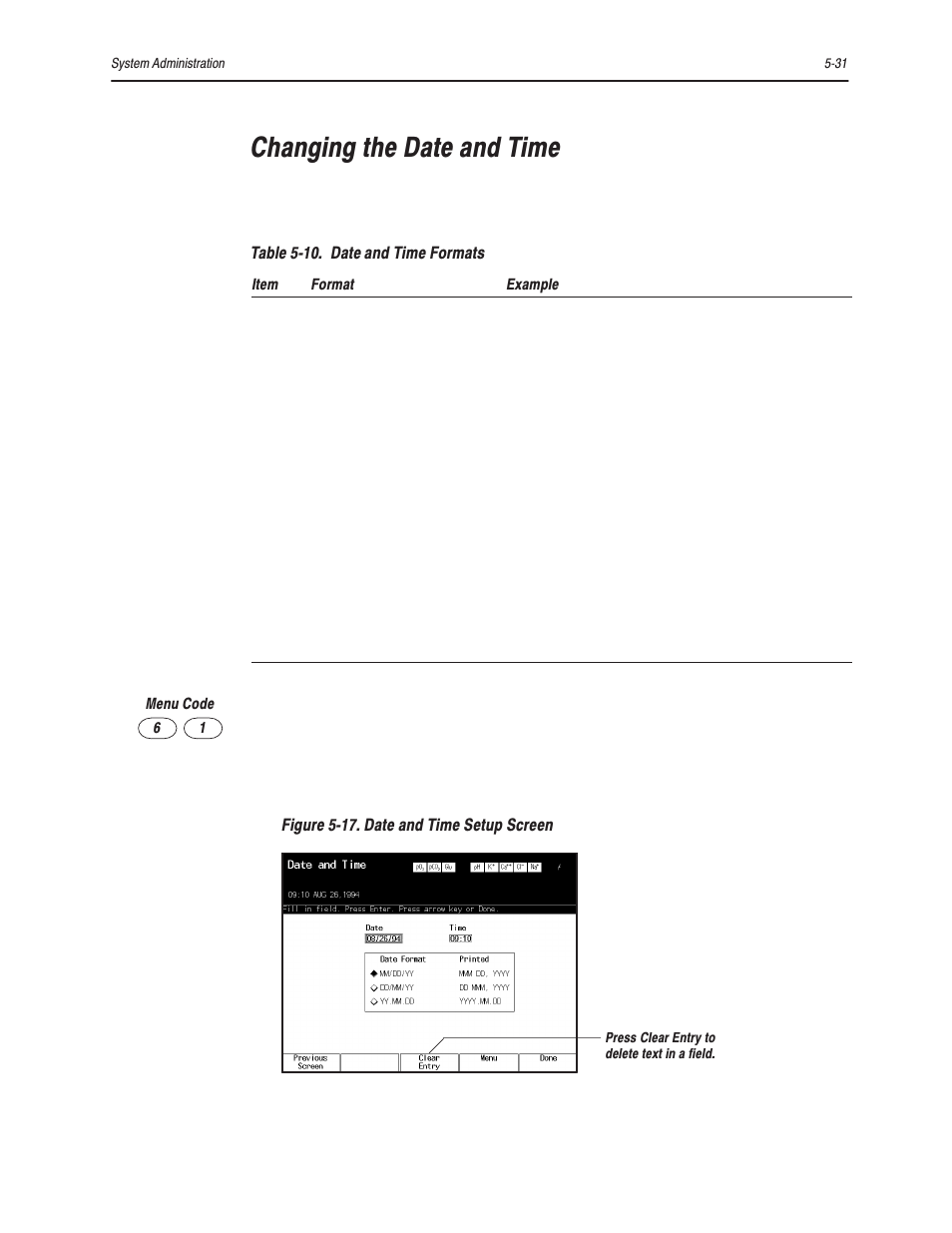Changing the date and time | Bayer HealthCare Rapidlab 800 User Manual | Page 441 / 699