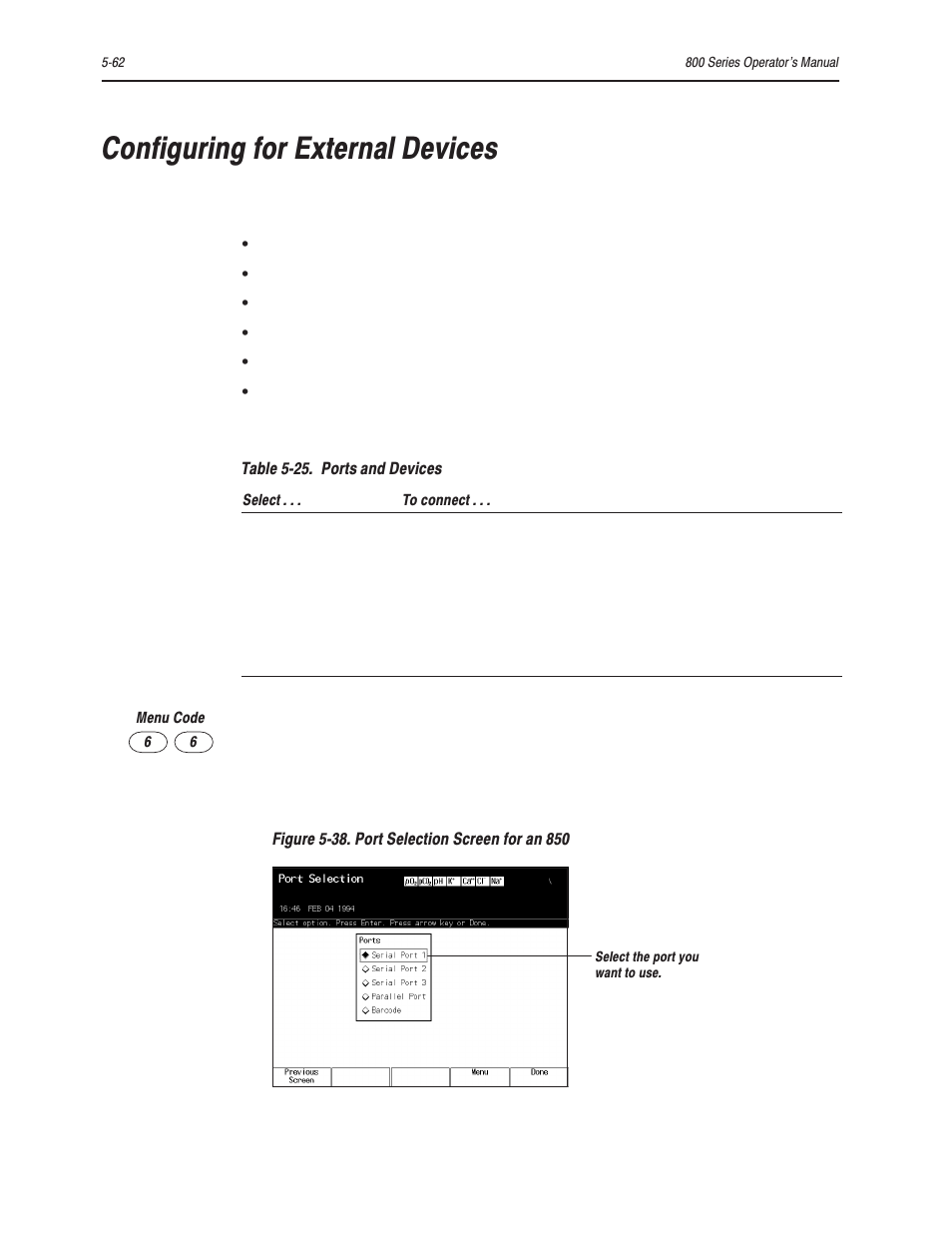 Configuring for external devices | Bayer HealthCare Rapidlab 800 User Manual | Page 472 / 699