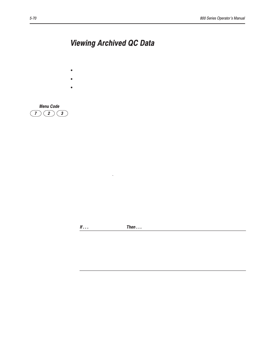 Viewing archived qc data | Bayer HealthCare Rapidlab 800 User Manual | Page 480 / 699
