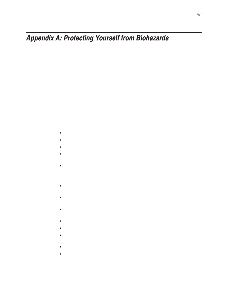 Appendix a: protecting yourself from biohazards | Bayer HealthCare Rapidlab 800 User Manual | Page 503 / 699