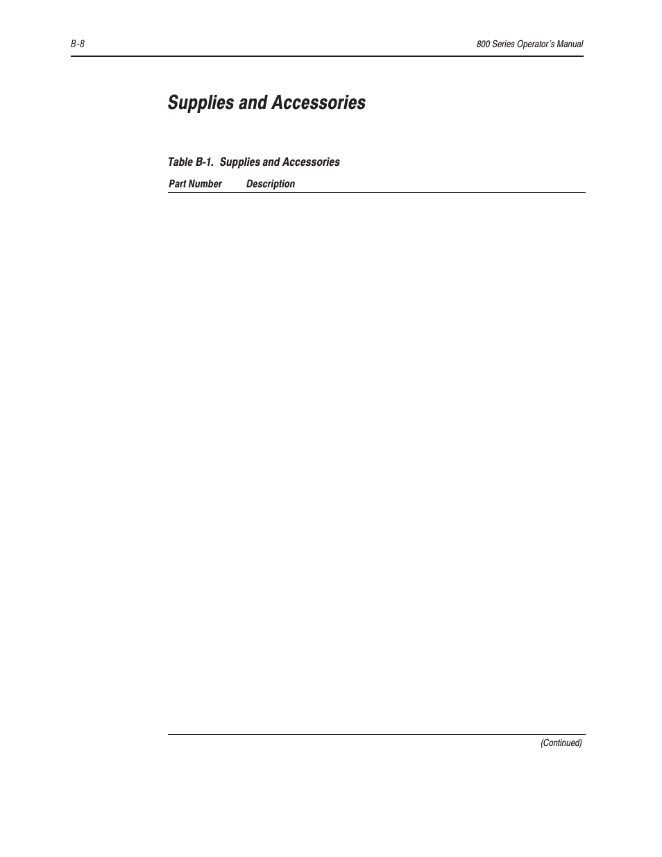 Supplies and accessories | Bayer HealthCare Rapidlab 800 User Manual | Page 512 / 699