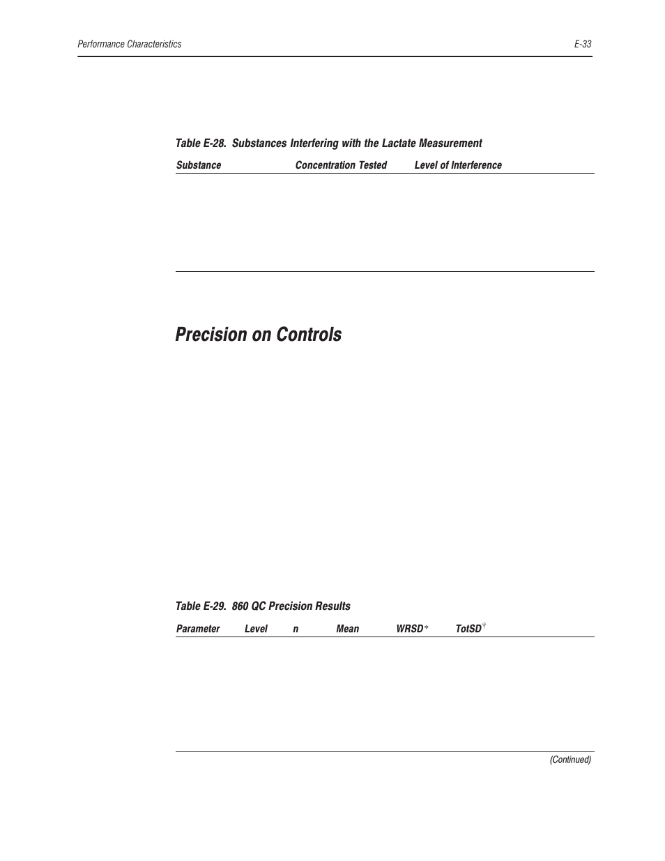 Precision on controls | Bayer HealthCare Rapidlab 800 User Manual | Page 559 / 699