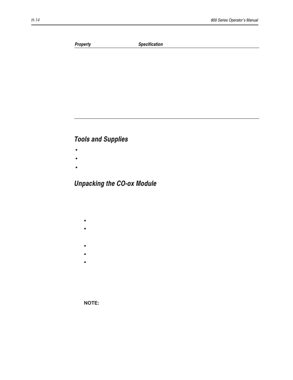 Tools and supplies, Unpacking the coćox module | Bayer HealthCare Rapidlab 800 User Manual | Page 606 / 699