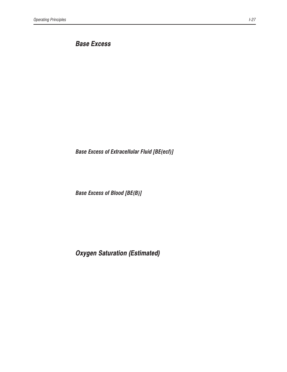 Base excess, Oxygen saturation (estimated) | Bayer HealthCare Rapidlab 800 User Manual | Page 647 / 699