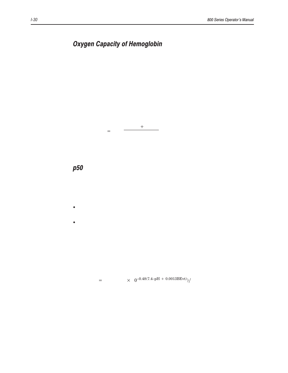 Oxygen capacity of hemoglobin | Bayer HealthCare Rapidlab 800 User Manual | Page 650 / 699