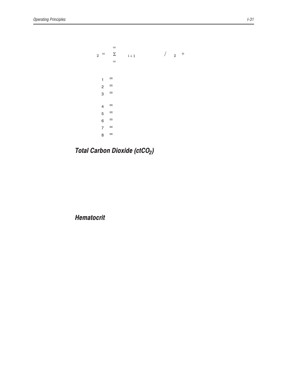 Total carbon dioxide (ctco, Hematocrit | Bayer HealthCare Rapidlab 800 User Manual | Page 651 / 699