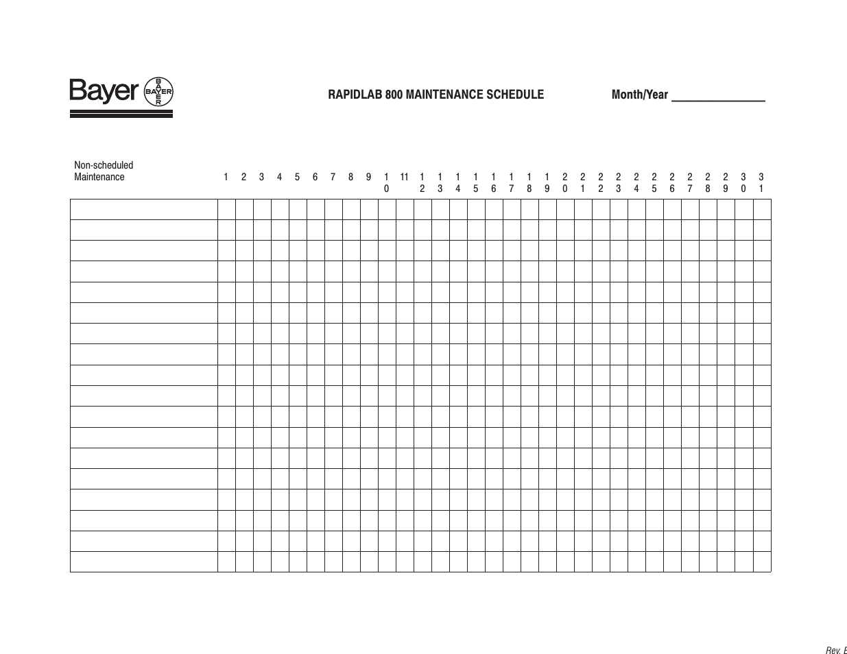 Bayer HealthCare Rapidlab 800 User Manual | Page 664 / 699