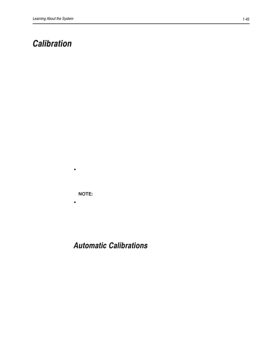 Calibration, Automatic calibrations | Bayer HealthCare Rapidlab 800 User Manual | Page 67 / 699