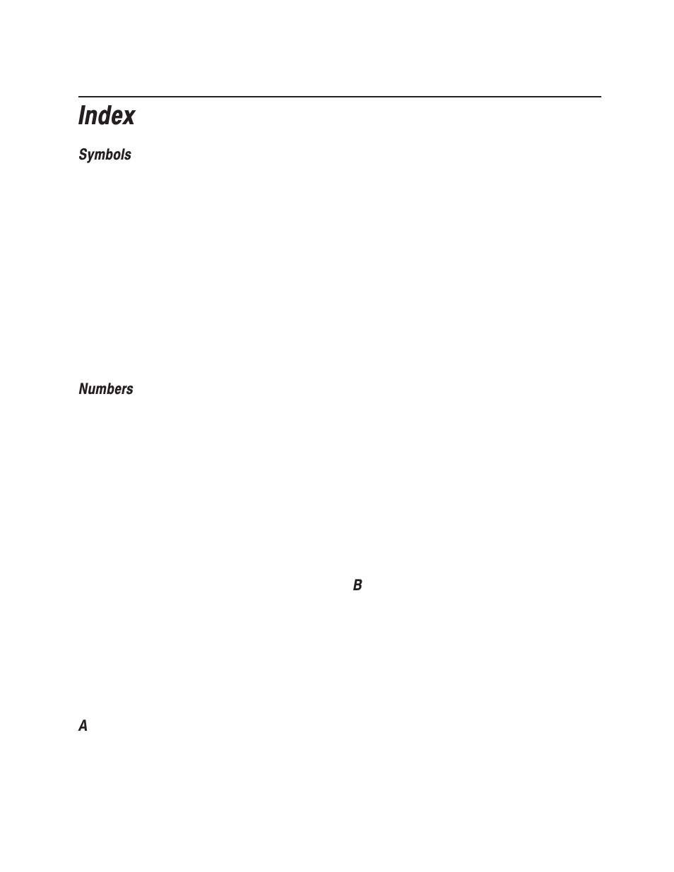 Index, Symbols, Numbers | Bayer HealthCare Rapidlab 800 User Manual | Page 689 / 699